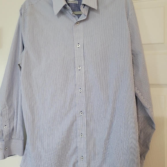 NICK GRAHAM Everywhere Men's Stretch Modern Fit Long Sleeve Button Down Shirt - Picture 2 of 4